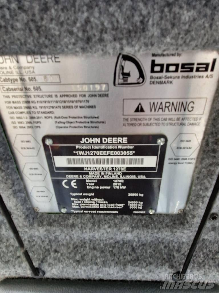 John Deere 1270E Abatteuse