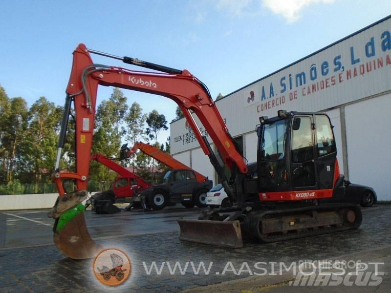 Kubota KX 080-4 Mini pelle 7t-12t