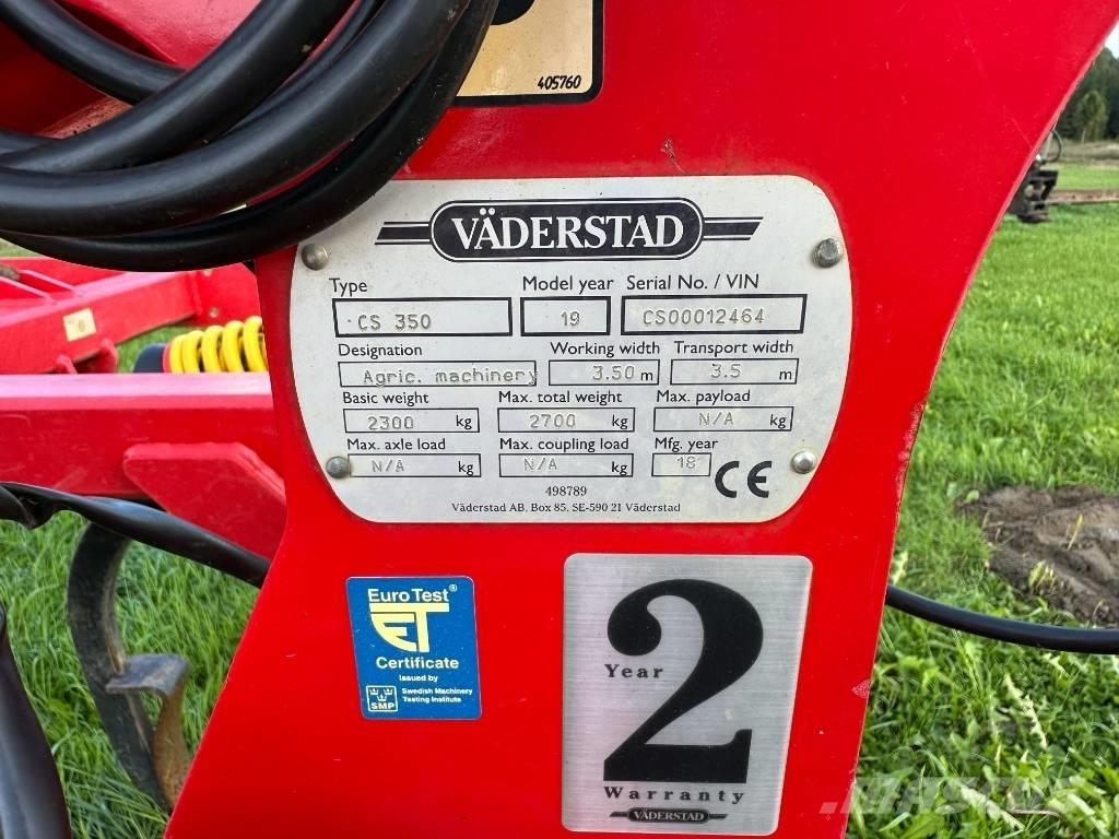 Väderstad Cultus350 Déchaumeur, cultivateur