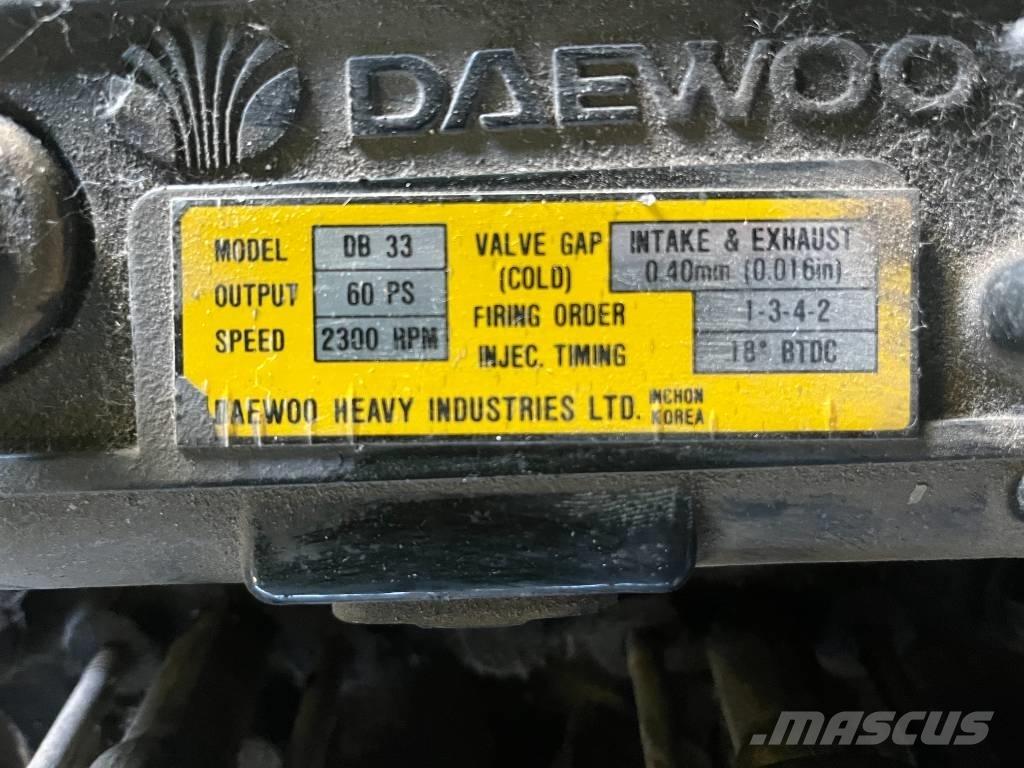 Daewoo DB33A E-0059 Moteur