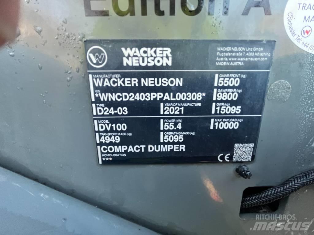Wacker Neuson DV 100 Mini tombereau