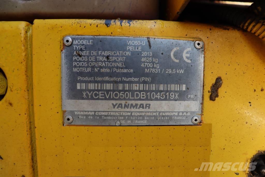 Yanmar Vio 50 U Mini pelle < 7t