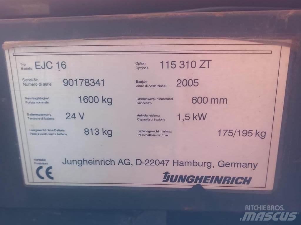 Jungheinrich ECJ16 Transpalette manuel