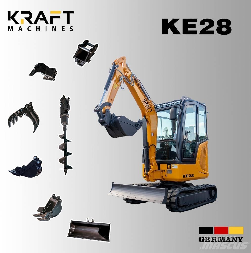 Kraft KE28 Mini pelle < 7t