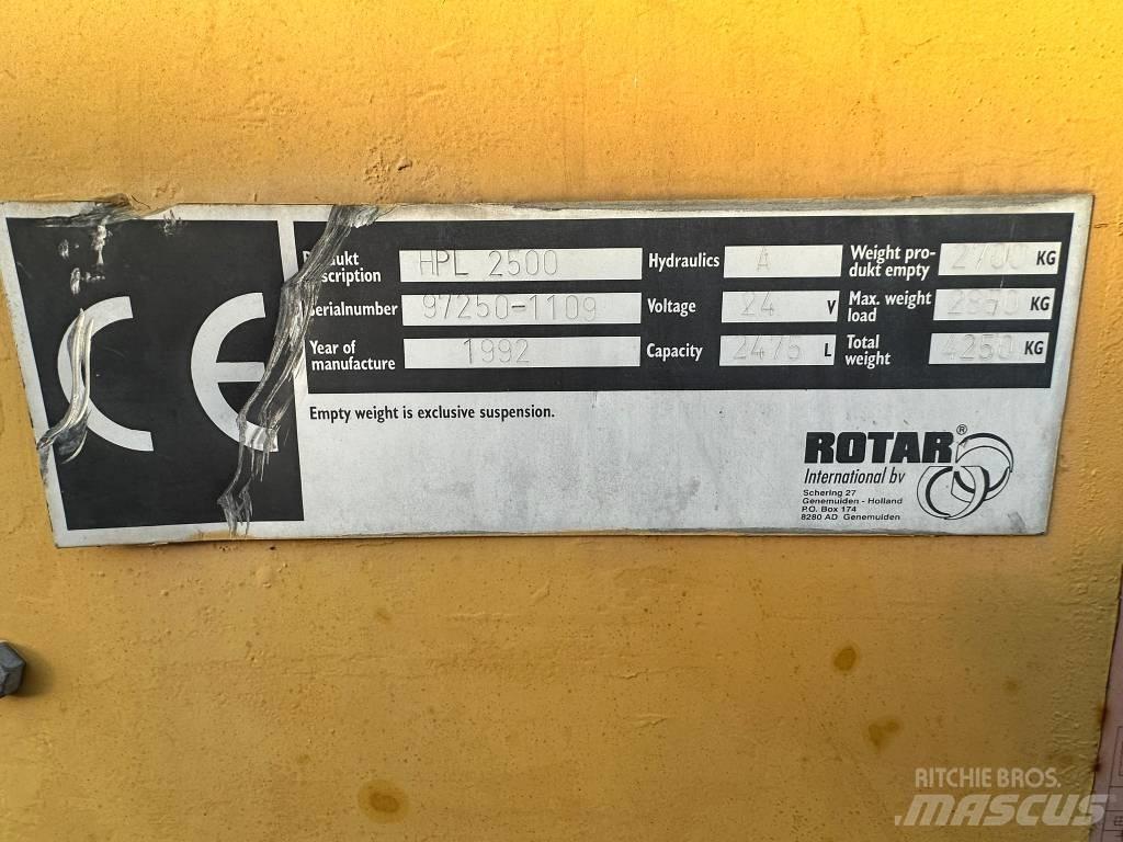 Rotar HPL 2500 Station de triage
