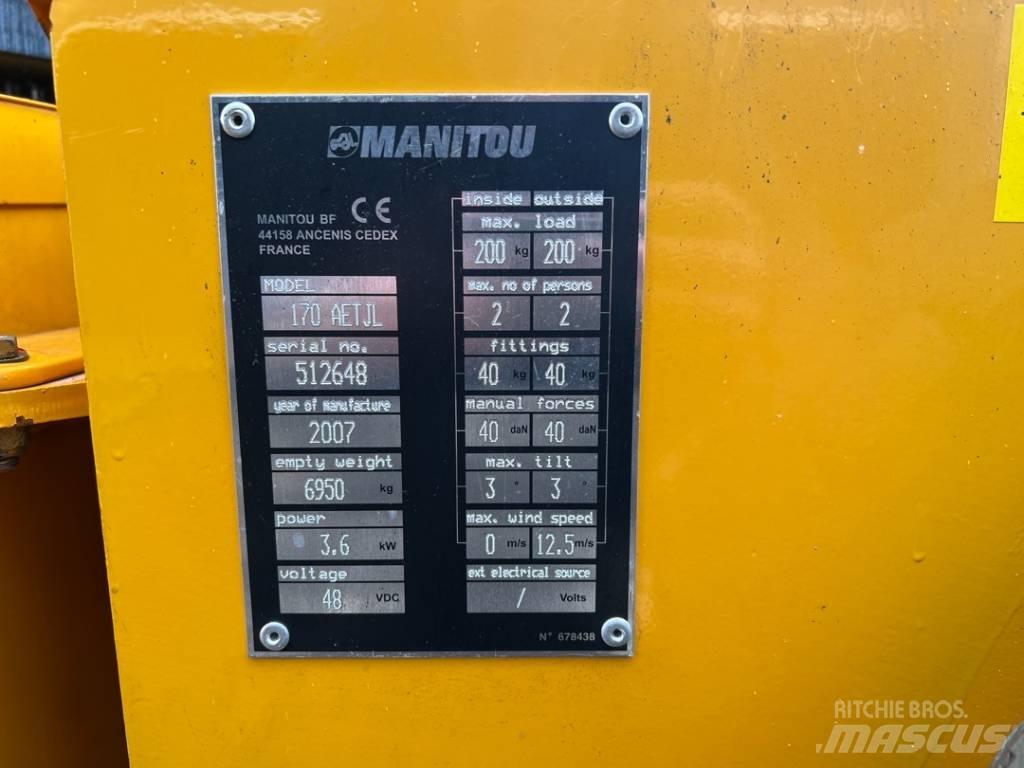 Manitou 170AETJ Nacelles articulées