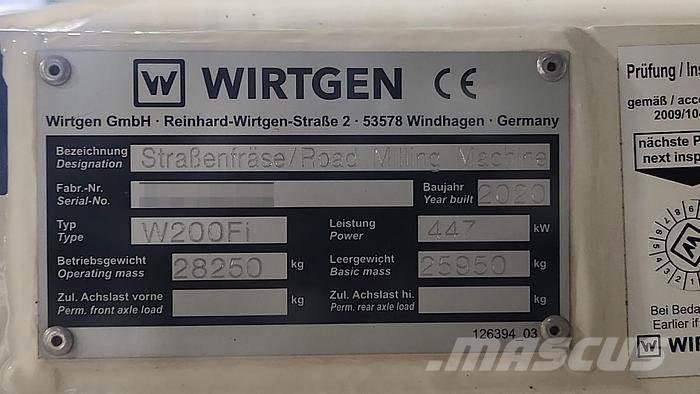 Wirtgen W200Fi Hélicoptère pour béton