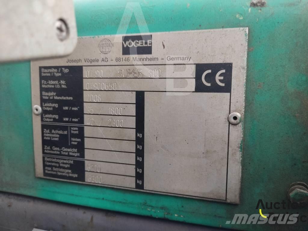Vögele Super 800 Finisseur