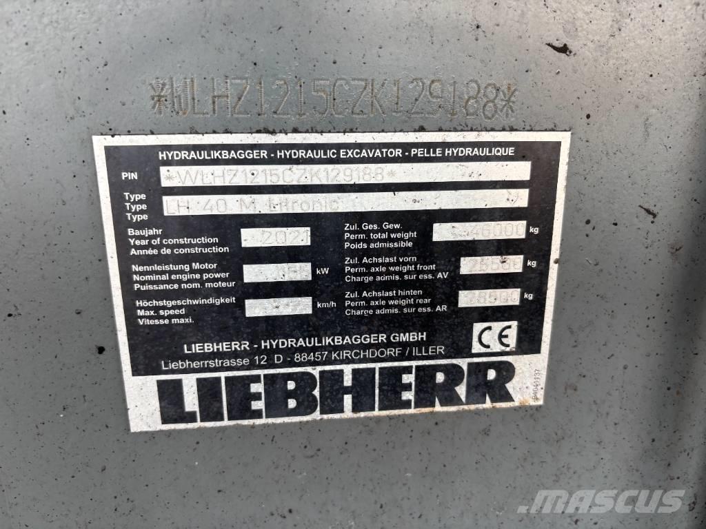 Liebherr LH 40 Port Pelle à déchets