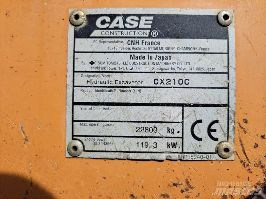 CASE CX 210 C Pelle sur chenilles