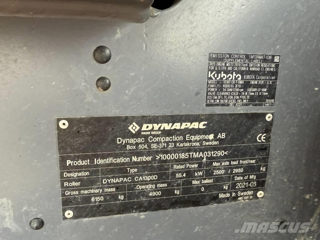 Dynapac CA 1300 D Rouleaux monocylindre