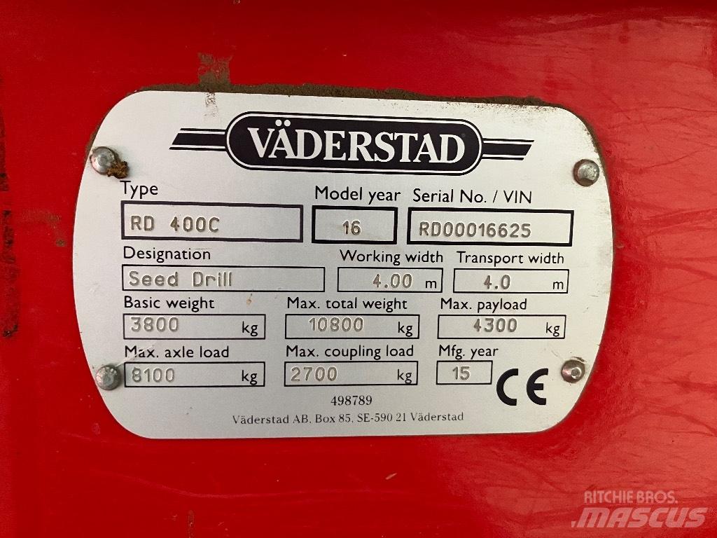 Väderstad Rapid400C Semoir