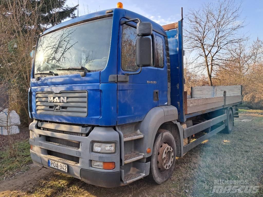 MAN 18.360 FLLC Camion plateau