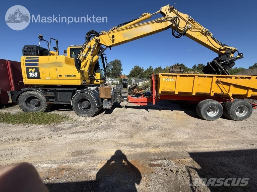 Komatsu PW 158 Pelle sur pneus