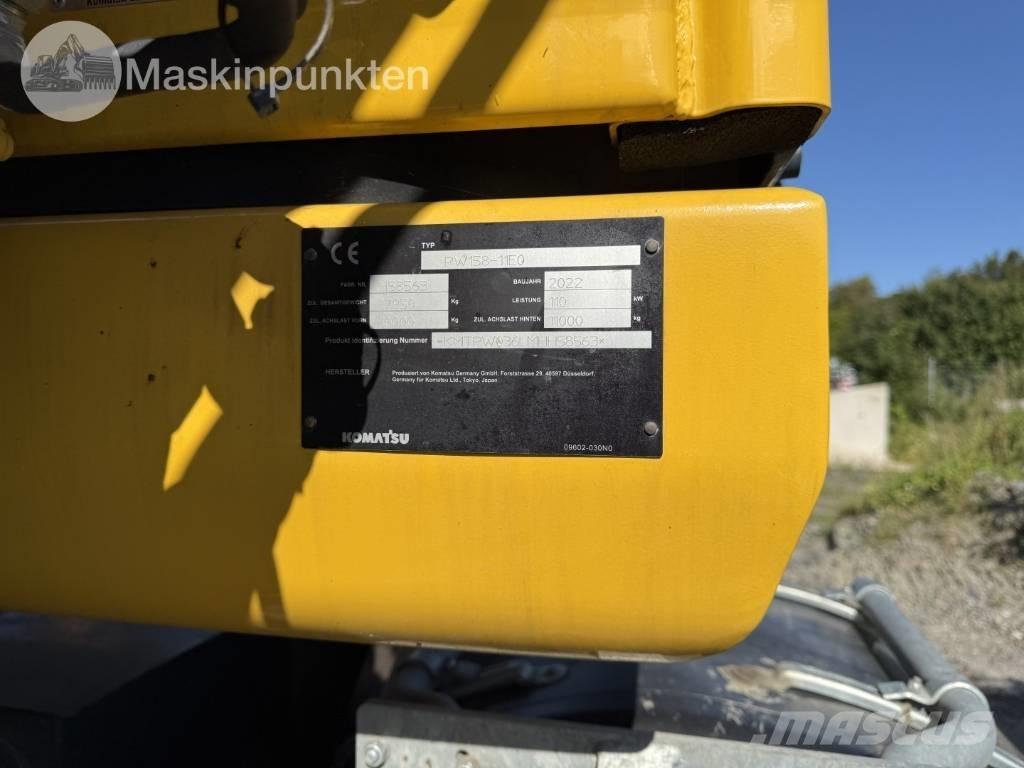 Komatsu PW 158 Pelle sur pneus