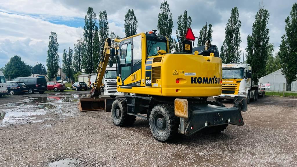 Komatsu PW 158 Pelle sur pneus