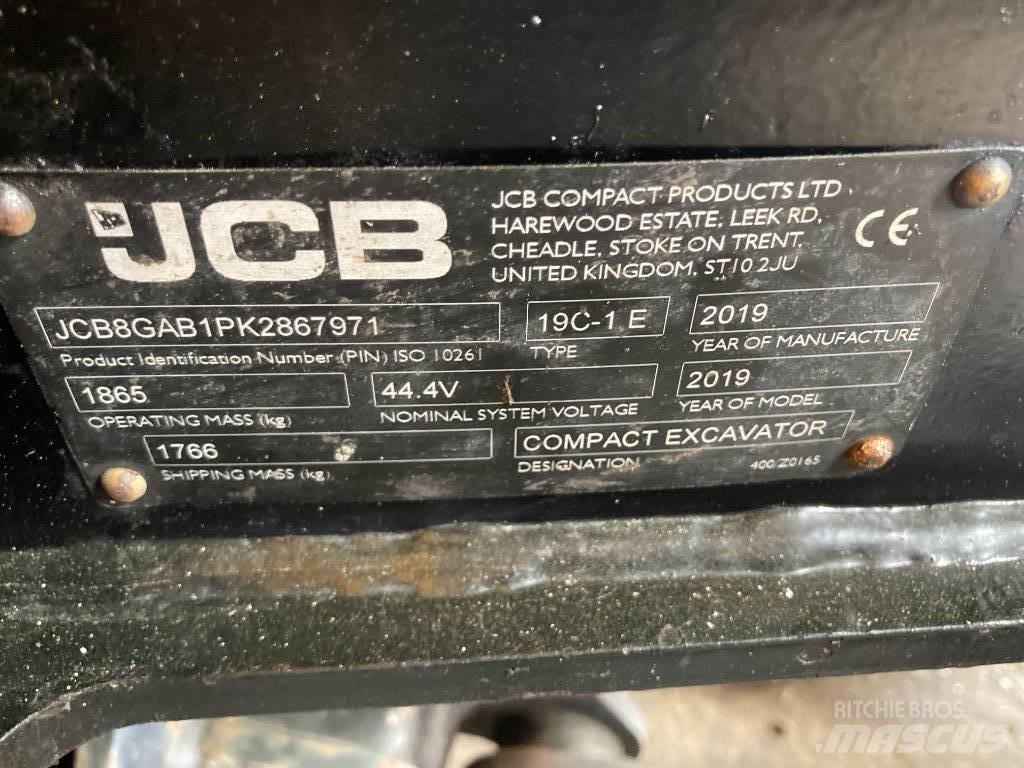 JCB 19C-1ETEC Mini pelle < 7t