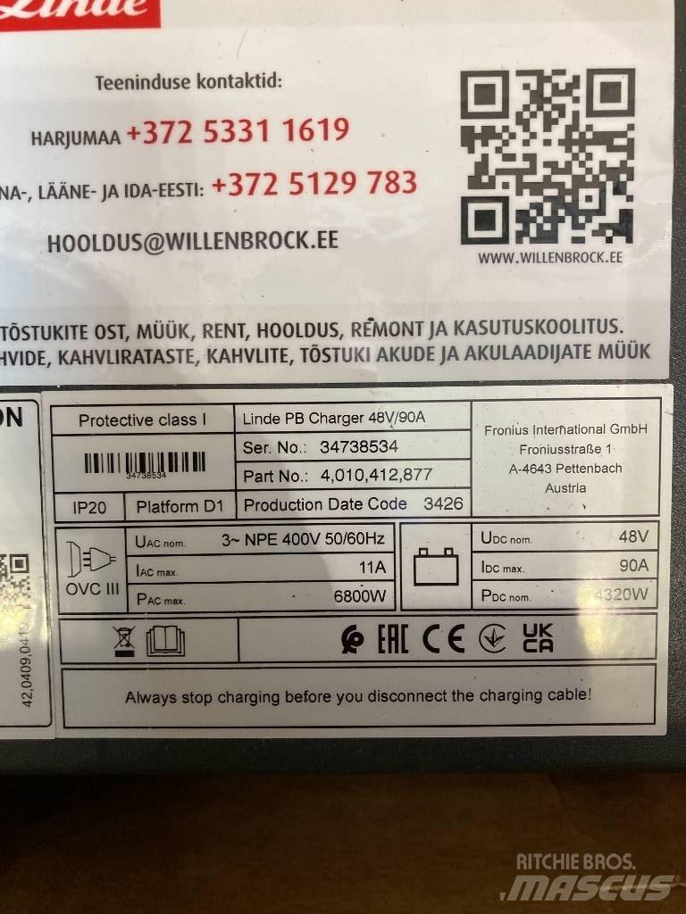 Linde R14HD/1120 Chariot à mât rétractable