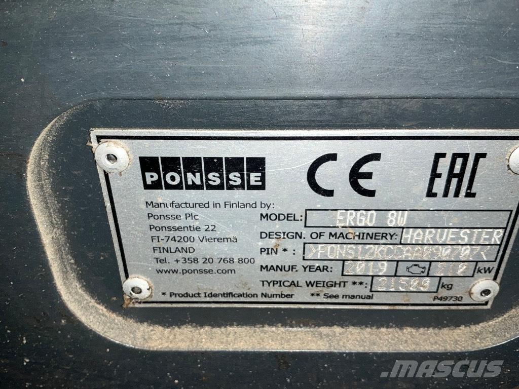 Ponsse ERGO 8W Abatteuse