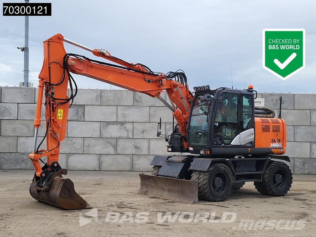 Hitachi ZX140W -6 Pelle sur pneus