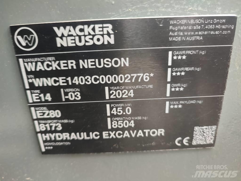 Wacker Neuson EZ 80 Mini pelle 7t-12t