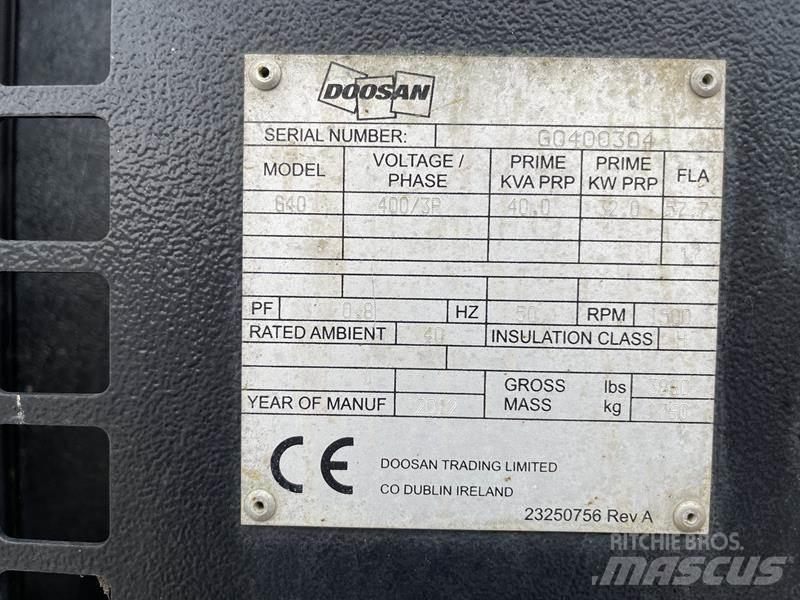 Doosan G 40 Générateurs diesel