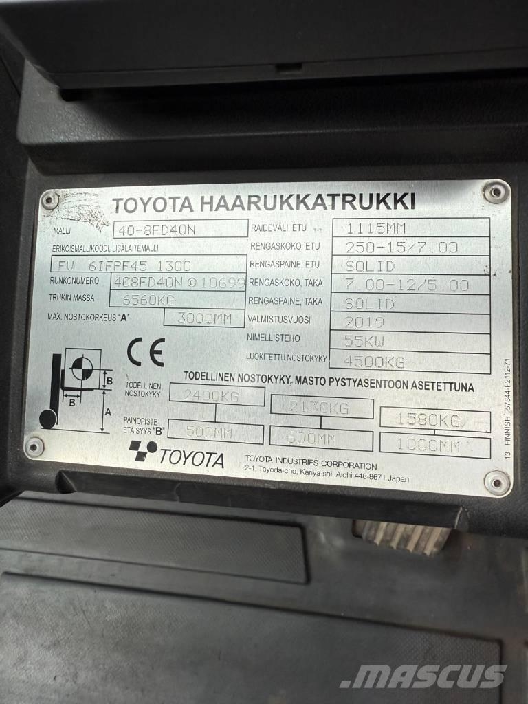 Toyota 40-8 FD 40 N Chariots diesel