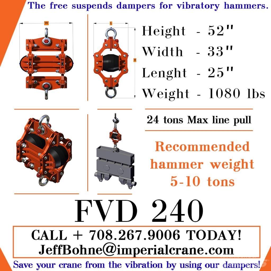  Finaros FVD 240 Enfonce pieu hydraulique
