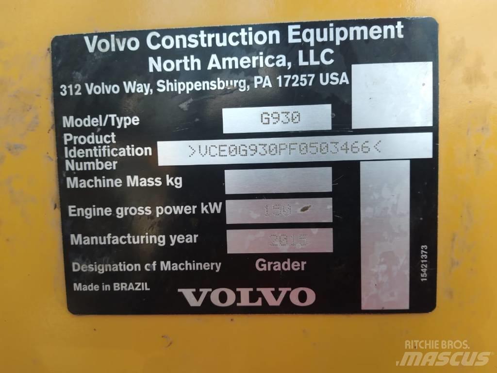 Volvo G 930 Niveleuse