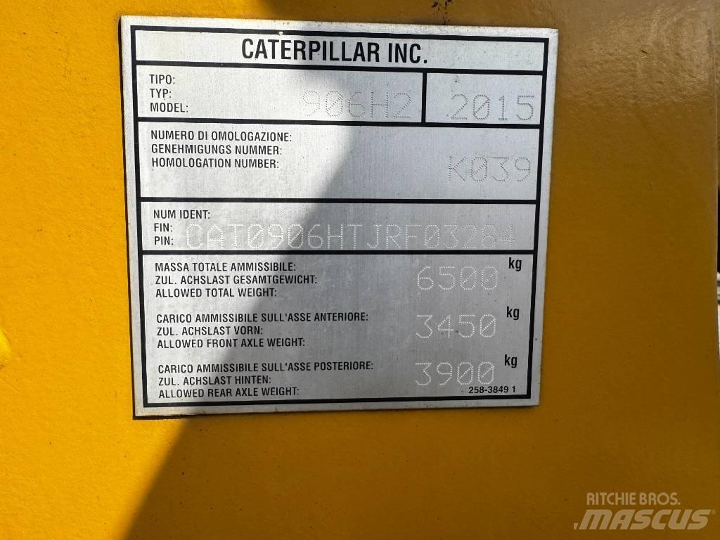 CAT 906H2 Chargeuse sur pneus