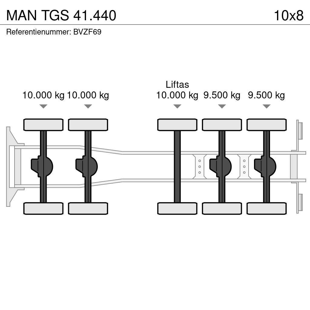 MAN TGS 41.440 Camion benne