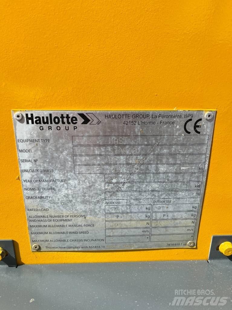 Haulotte Star-10AC Nacelles télescopiques