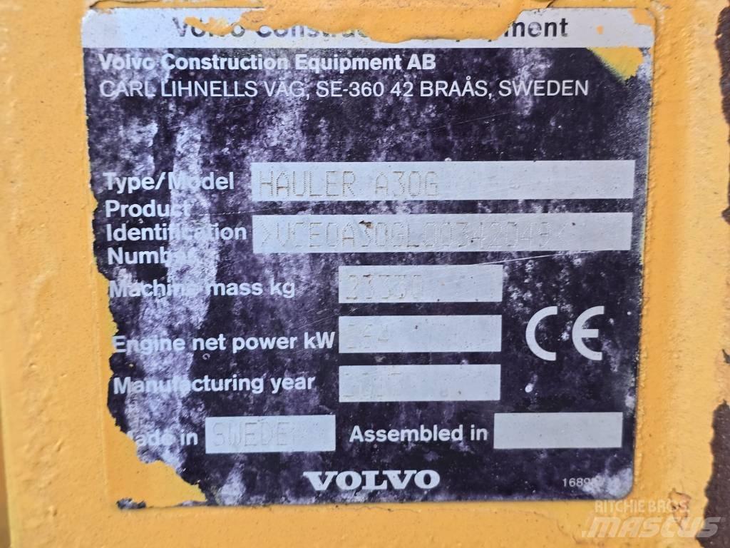 Volvo A30G Tombereau articulé