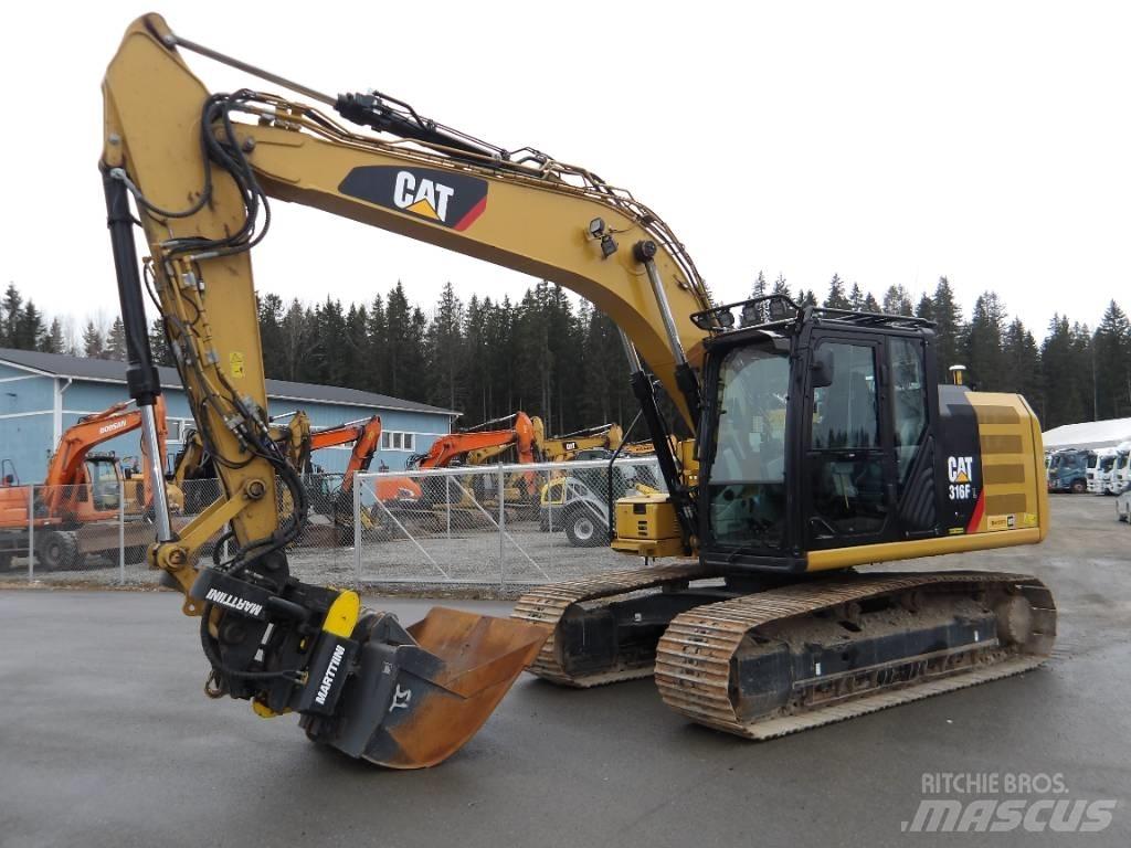 CAT 316 F Pelle sur chenilles