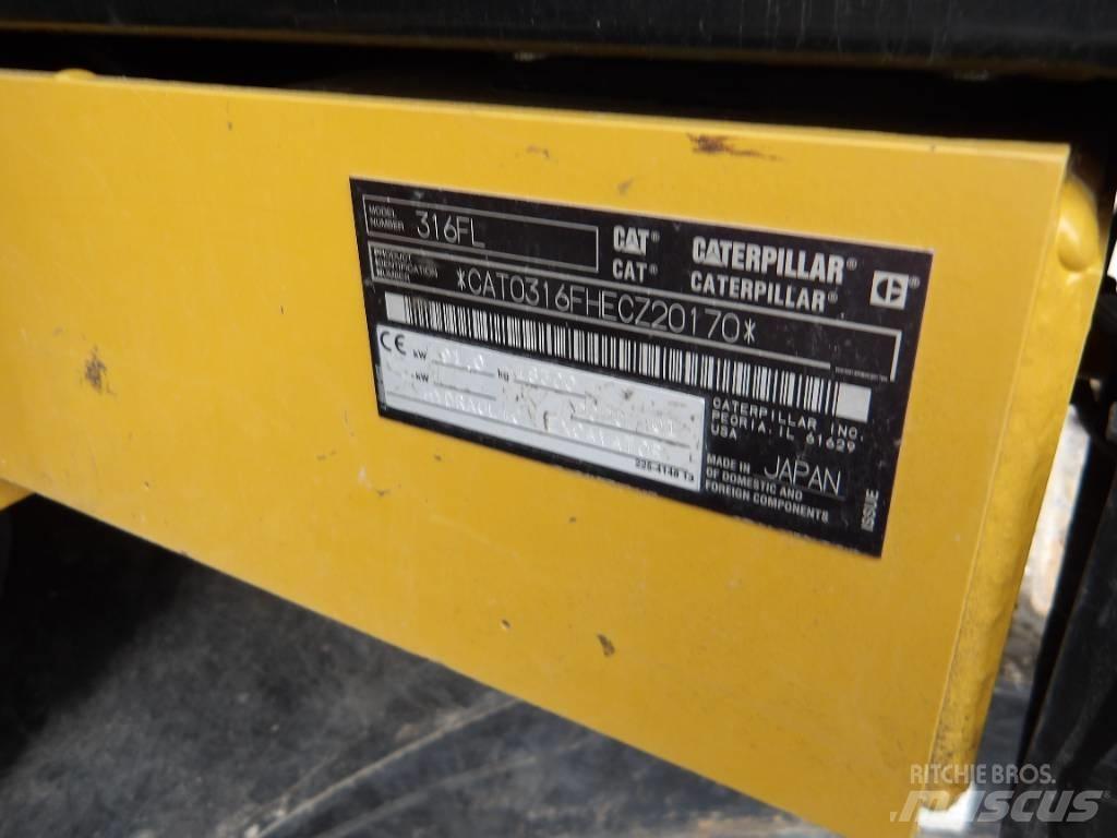 CAT 316 F Pelle sur chenilles