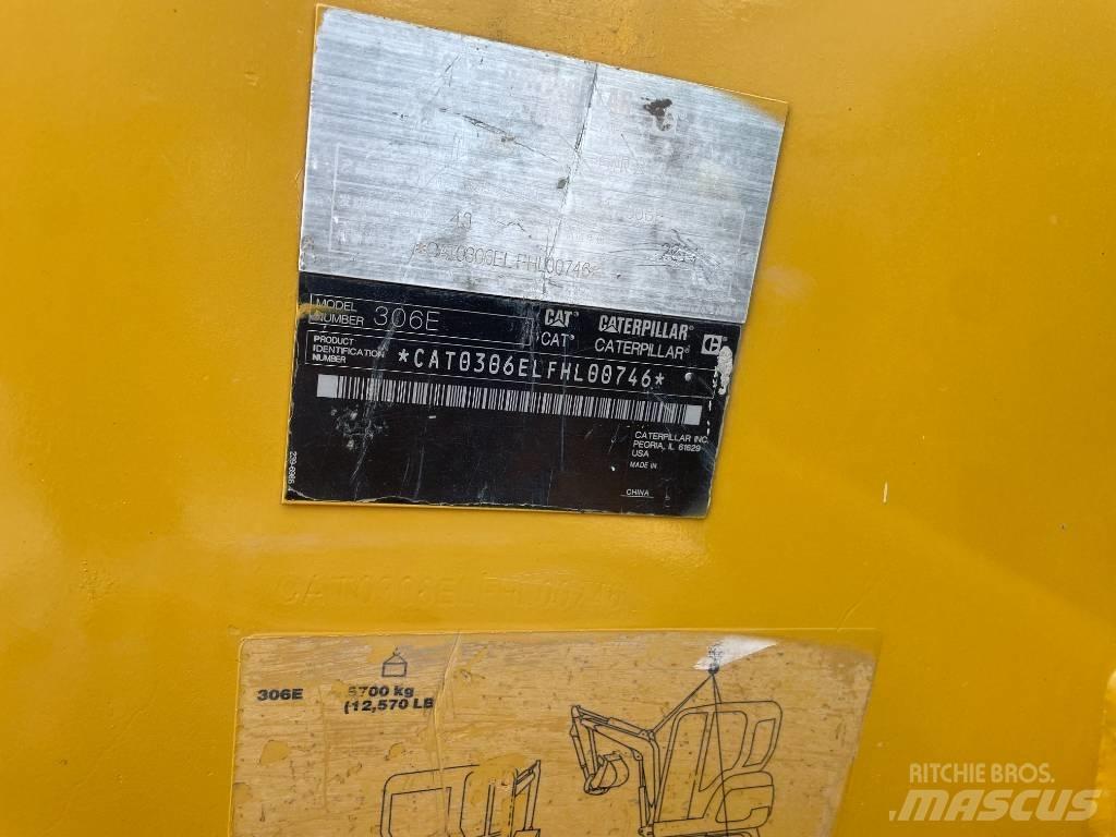 CAT 306E2 Mini pelle < 7t