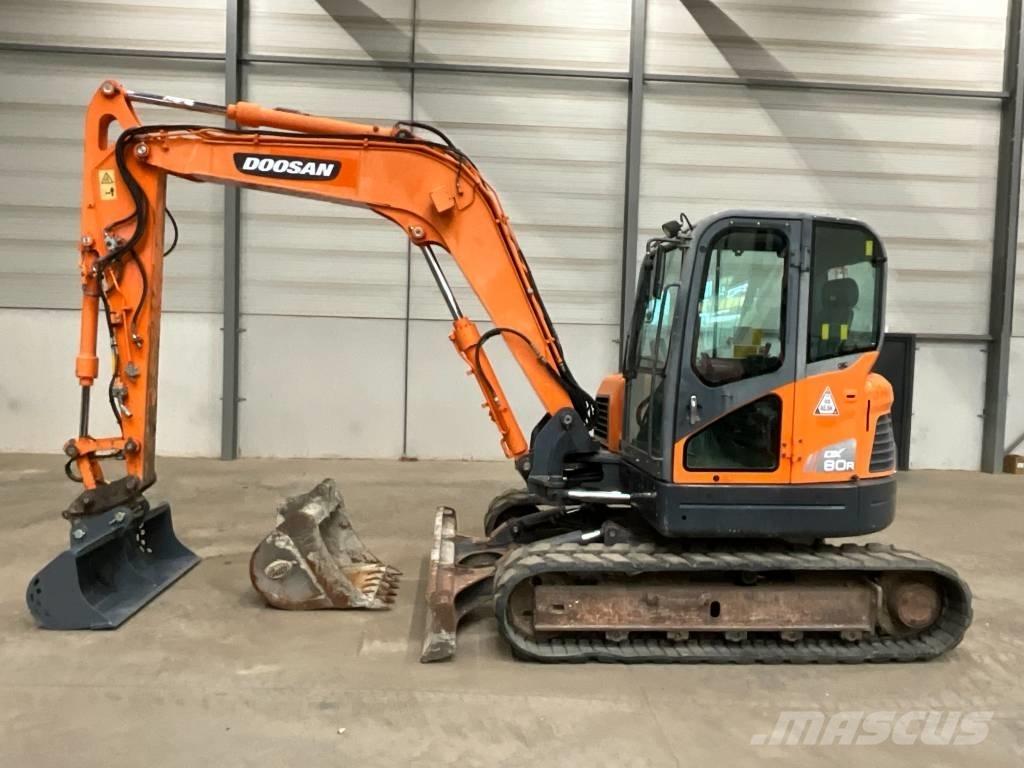 Doosan DX 80 R Mini pelle 7t-12t