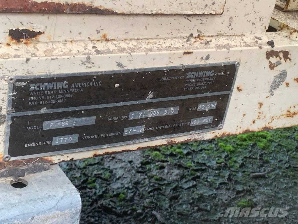 Schwing P88E Pompe à béton