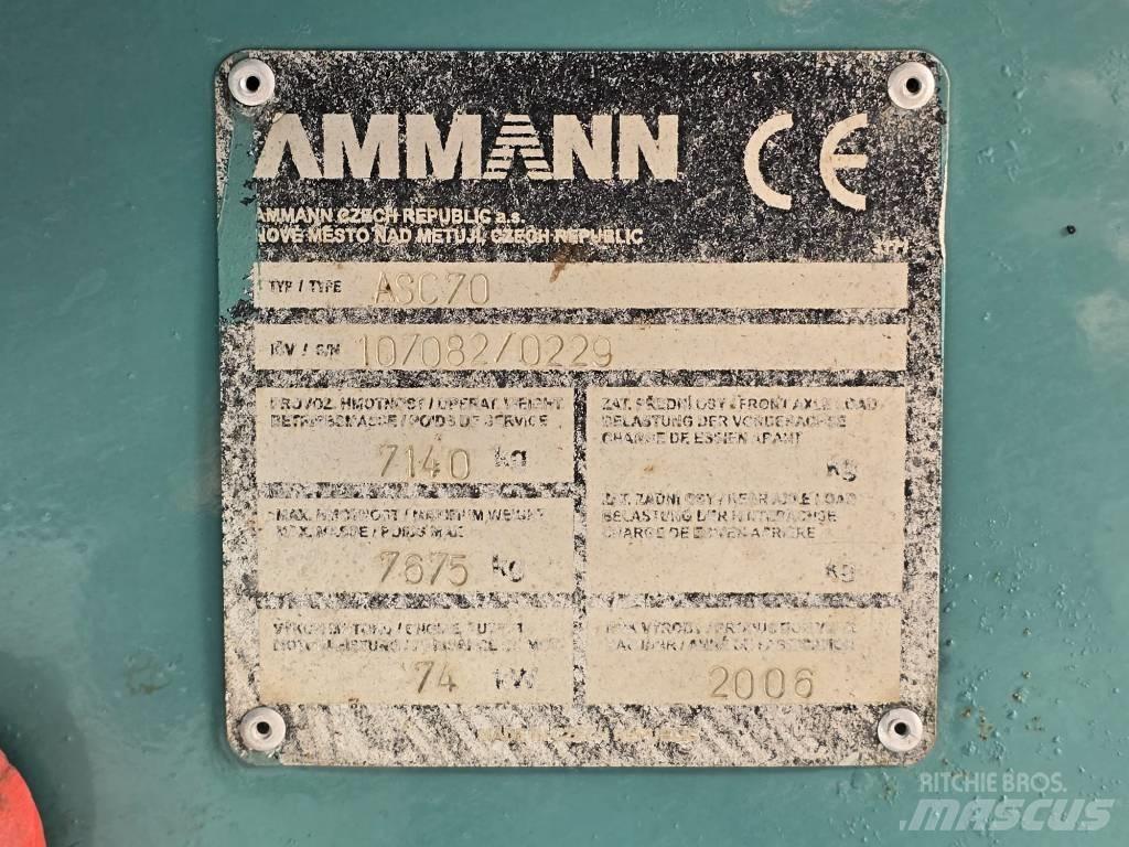 Ammann ASC 70 Rouleaux monocylindre