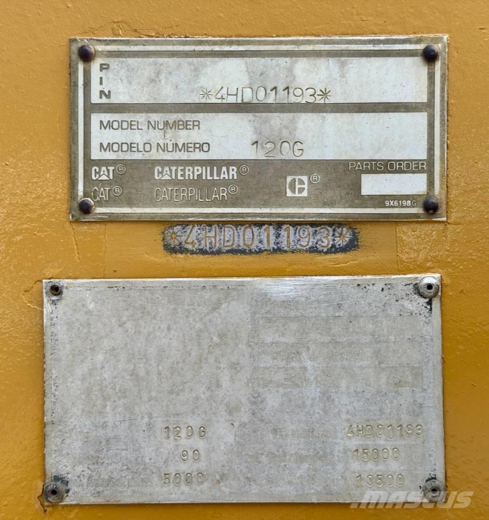 CAT 120 G Niveleuse