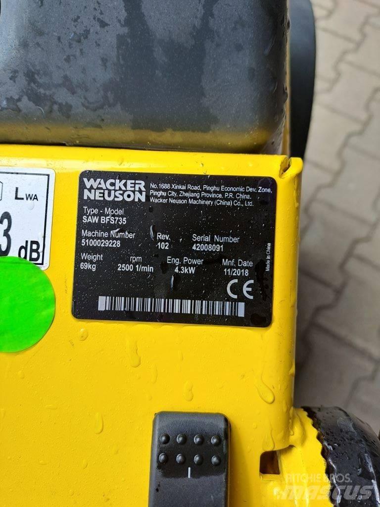 Wacker Neuson BFS735 Scie à roche et béton
