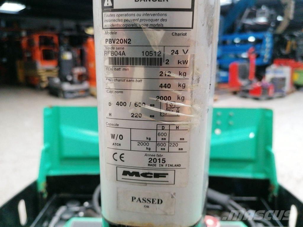 Mitsubishi PBV20N2 Transpalette accompagnant
