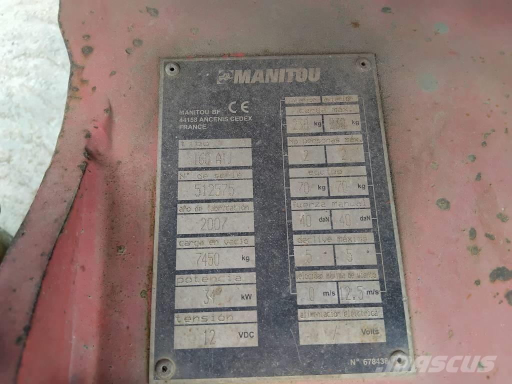 Manitou 160 ATJ Nacelles articulées