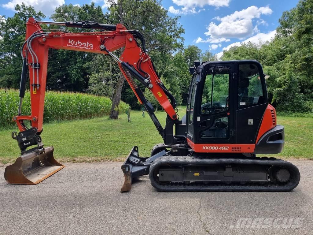 Kubota KX 080-4a2 Mini pelle 7t-12t