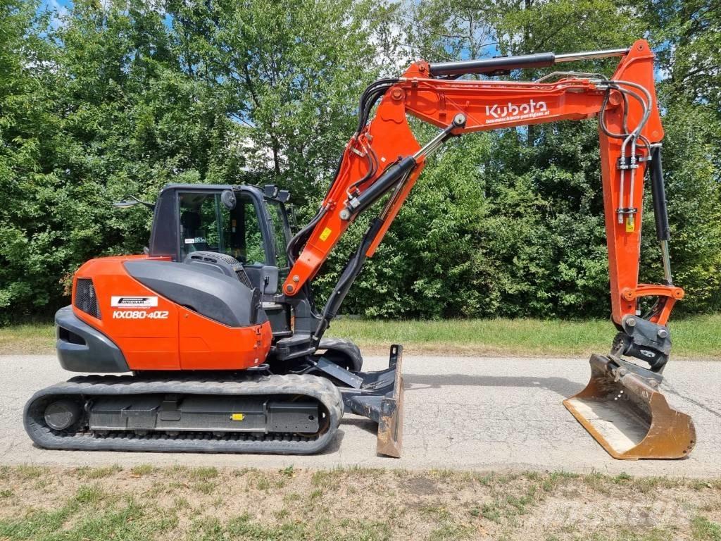 Kubota KX 080-4a2 Mini pelle 7t-12t