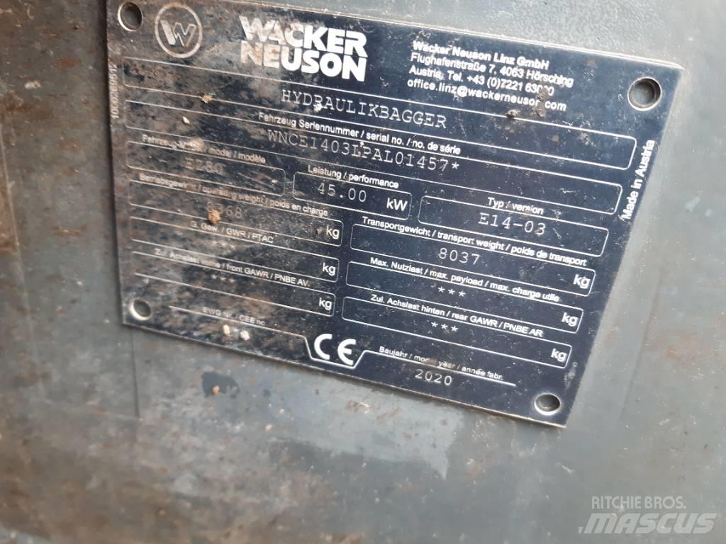 Wacker Neuson EZ80 Pelle sur chenilles