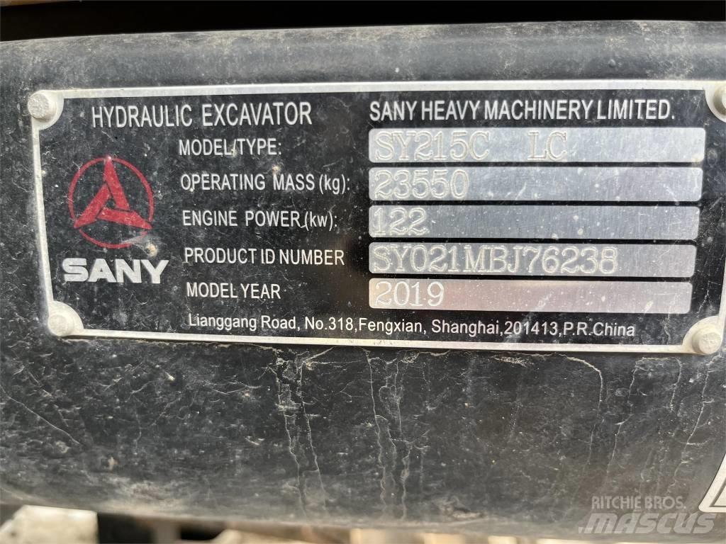 Sany SY215C Pelle sur chenilles