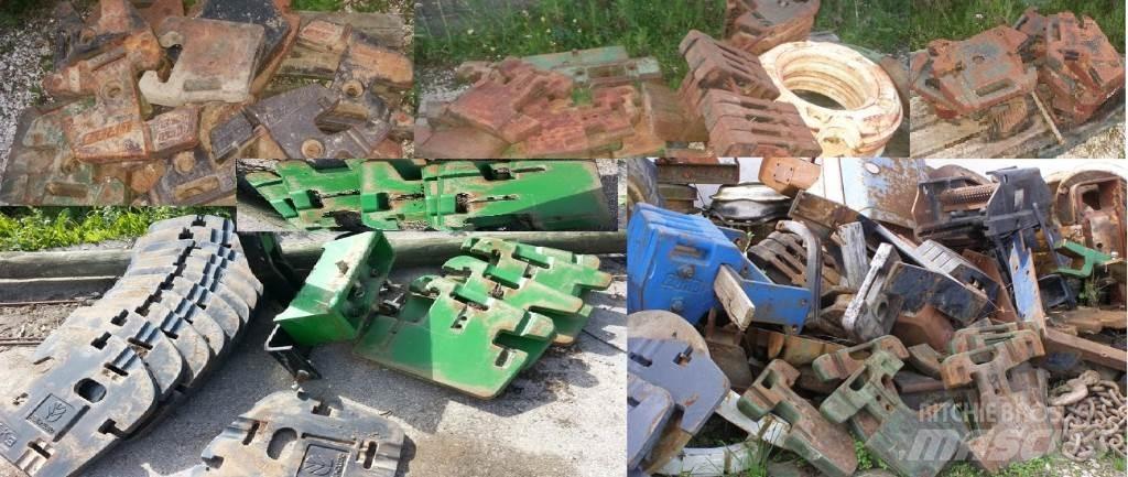  Pesos diversos tipos Autres équipements pour tracteur