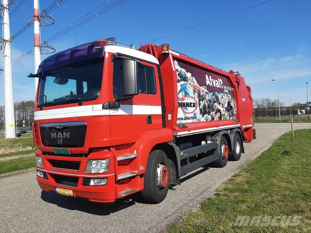 MAN tga 26.320 Camion poubelle