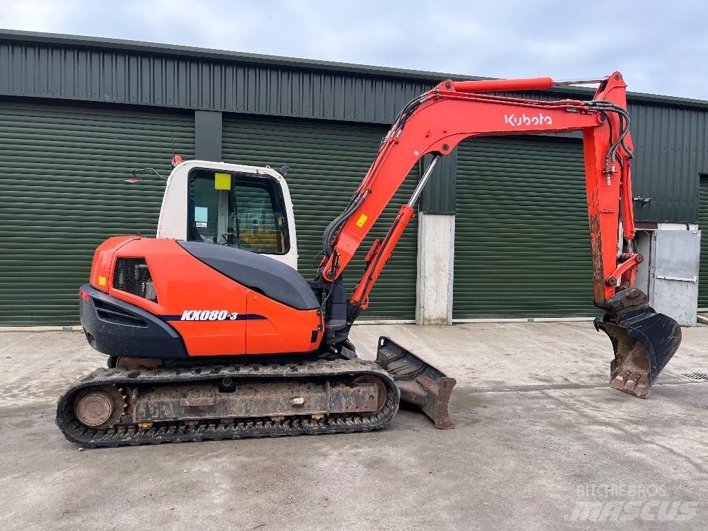 Kubota KX 080-3 Mini pelle < 7t